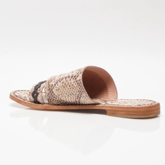 Free People New In Box Saturday Slide Snake Size 7/37 EU - Picture 5 of 8